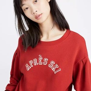 Madewell crewneck Apres Ski